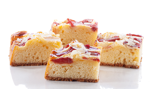 Aardbei Room plaat cake