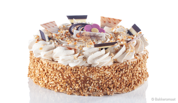 Hazelnoot / mokka creme taartje