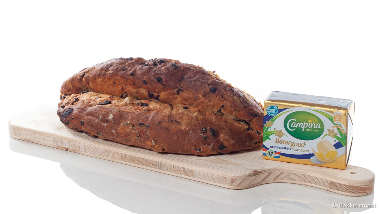 Stol met plank en boter